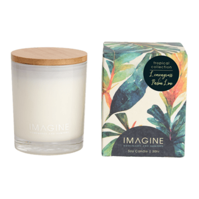 IMAGINE SOY WAX CANDLE (200g) - WHITE