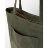 JUJU & CO SUEDE EVERYDAY TOTE - OLIVE