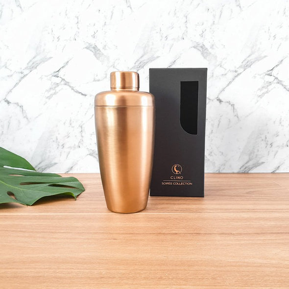 CLINQ HAMMERED COPPER COCKTAIL SHAKER