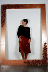 ZEPHYR VERITY VELVET TOP - BLACK