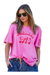 HAMMILL & CO 1976 DREAMER TEE - HOT PINK