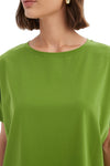 TIRELLI BUBBLE SLEEVE TEE - AVOCADO GREEN