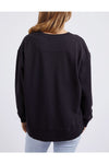 FOXWOOD EFFORTLESS CREW - BLACK