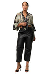 ONCE WAS ESPADA COTTON SILK BLOUSE - MARIPOSA NERO
