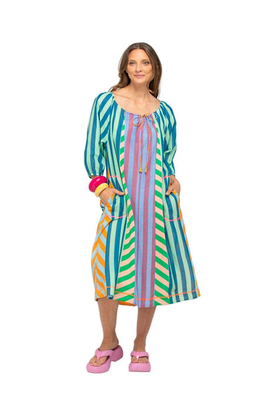 BOOM SHANKAR LUCIA DRESS - CAPRI SPLICED