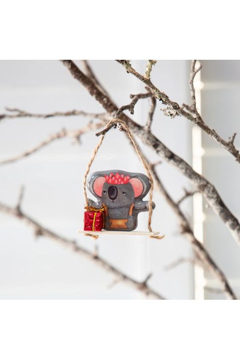 LALA LAND 3D BAUBLE - FESTIVE FOREST KOALA