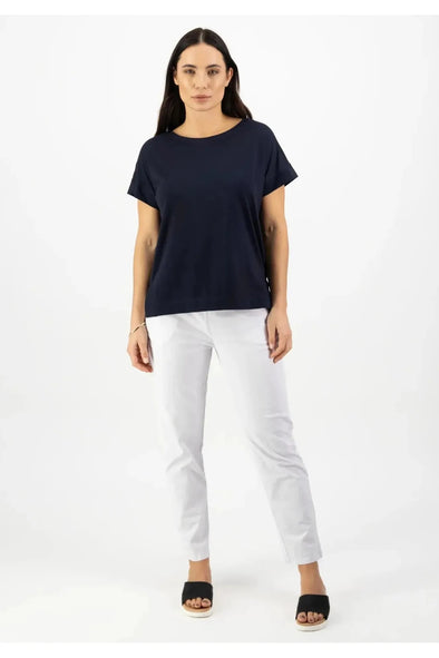 VASSALLI DROP SLEEVE TOP - INK