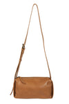 MODAPELLE VINTAGE LEATHER CROSS BODY BAG - TAN