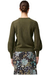 ONCE WAS EASTYN MERINO WOOL COTTON BLEND KNIT - MOSS