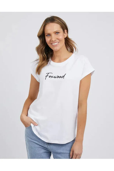 FOXWOOD SIGNATURE TEE - WHITE