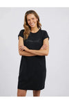 FOXWOOD SIGNATURE TEE DRESS - BLACK
