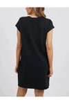 FOXWOOD SIGNATURE TEE DRESS - BLACK