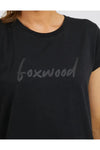 FOXWOOD SIGNATURE TEE DRESS - BLACK