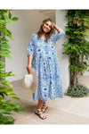 ELM DOLCE TILE MIDI DRESS