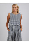 ELM ZEST DRESS - NAVY