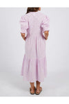 ELM OTTILIE BRODERIE DRESS - LILAC
