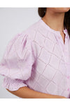 ELM OTTILIE BRODERIE DRESS - LILAC