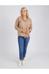 ELM DELIA SHIRT - MOCHA