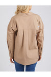 ELM DELIA SHIRT - MOCHA