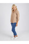 ELM DELIA SHIRT - MOCHA