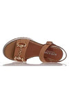 ALFIE & EVIE LEIGHTON SANDAL - CAMEL