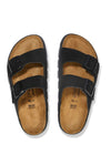 BIRKENSTOCK ARIZONA CHUNKY - BLACK SUEDE - NARROW