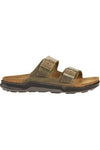 BIRKENSTOCK ARIZONA CROSS TOWN - KHAKI LEATHER - REG