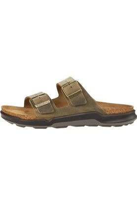BIRKENSTOCK ARIZONA CROSS TOWN - KHAKI LEATHER - REG