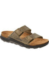 BIRKENSTOCK ARIZONA CROSS TOWN - KHAKI LEATHER - REG