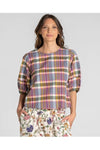 BOOM SHANKAR AVA TOP - ASTRID CHECK