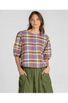 BOOM SHANKAR AVA TOP - ASTRID CHECK