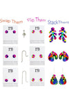 RILEY BURNETT ATELIER EARRINGS - MIDNIGHT FIESTA