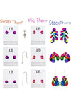 RILEY BURNETT BUTTON DROP EARRINGS - MATISSE
