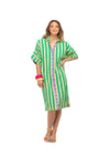 BOOM SHANKAR MAUI SHIRT DRESS - CAPRI PEACH