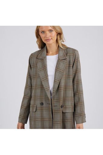 FOXWOOD BEATRIX BLAZER - CHECK