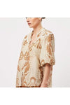 ONCE WAS AZTEC COTTON SILK TOP - ARENA DEL SOL