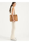 JUJU & CO BABY UNLINED TOTE - TAN