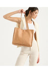 JUJU & CO BABY UNLINED TOTE - TAN
