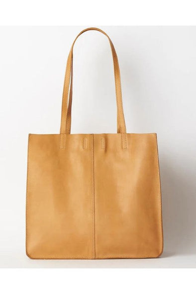 JUJU & CO BABY UNLINED TOTE - TAN