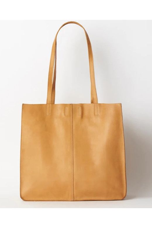 JUJU & CO BABY UNLINED TOTE - TAN