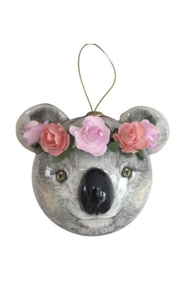 LALA LAND 3D BAUBLE KOALA HOLLY