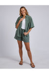 ELM BLISS WASHED SHORT - CLOVER