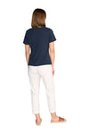 VASSALLI BOAT NECK TOP - INK