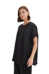 TIRELLI BOXY PANEL COMBI TEE - BLACK