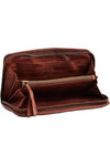 JUJU & CO BRAID WALLET - COGNAC