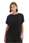 TIRELLI BUBBLE SLEEVE TEE - BLACK