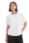 TIRELLI BUBBLE SLEEVE TEE - WHITE
