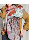 BURNISH WOOL SCARF  (180cm x 130cm)