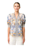 ONCE WAS CALANTHA COTTON SILK SHIRT - GOLDEN MEDINA