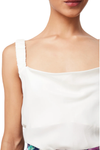 ONCE WAS DELRAY REVERSIBLE CUPRO CAMI - IVORY